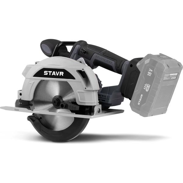 circular-saw-accumulator-stavr-18v-uni-m-165mm-stavr-scw-18bl-165-bl-disk-165-20mm-depth-55mm-36mm-90g-4-7000rpm-hook-without-akb-and-charger-disk-stop-9021000076-5