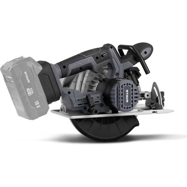 circular-saw-accumulator-stavr-18v-uni-m-165mm-stavr-scw-18bl-165-bl-disk-165-20mm-depth-55mm-36mm-90g-4-7000rpm-hook-without-akb-and-charger-disk-stop-9021000076-6