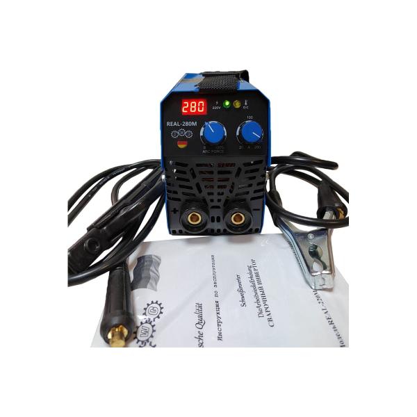 inverter-td-tekhnik-e-w-g-real-280m-60-pn-280a-arc-force-digital-scoreboard-electrode-holder-clamp-mass-cable-48-3