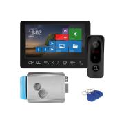 kit-novihome-dark-surface-7-fhd-kit-plus-v-kit-consisting-from-7-full-hd-video-intercom-call-panels-skud-and-electromechanical-lock-4298