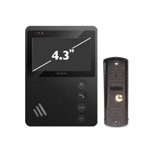 kit-video-intercom-mechanical-buttons-skybeam-4.3-black-plus-94402fa-94201-600tvlbl-94402FA94201-600TVLBL-1