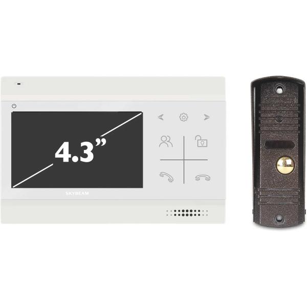 kit-video-intercom-mechanical-buttons-skybeam-4.3-white-94403fa-94201-600tvlwh-94403FA&94201-600TVLWH-1