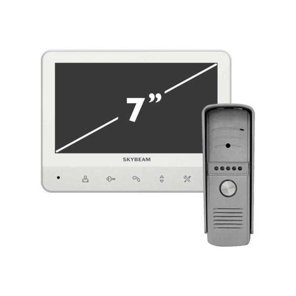 kit-video-intercom-skybeam-from-7-inch-monitor-touch-buttons-and-call-panels-white-RL-B7WH-1