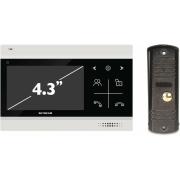 kit-video-intercom-mechanical-buttons-skybeam-4.3-black-94403fa-94201-600tvlbl-94403FA&94201-600TVLBL