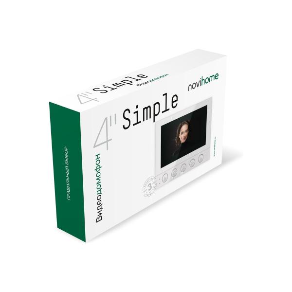 analog-video-intercom-novihome-simple-4c-v-ips-display-4.3-mechanical-buttons-support-2-call-panels-1-video-cameras-3-additional-intercoms-3-audio-tubes-4450-4