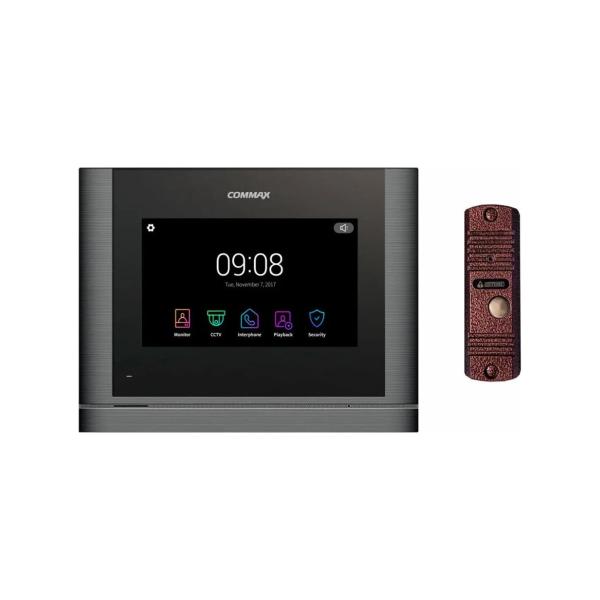 kit-video-intercom-and-call-panels-commax-cdv-704mf-dark-silver-black-smog-avc-305-black-cdv-704mfdarksilverblacksmog-avc305b-1