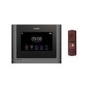 kit-video-intercom-and-call-panels-commax-cdv-704mf-dark-silver-black-smog-avc-305-black-cdv-704mfdarksilverblacksmog-avc305b