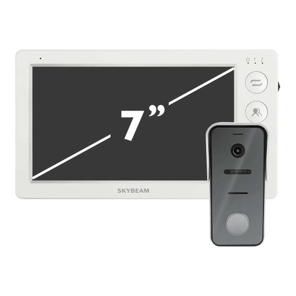 kit-video-intercom-skybeam-from-7-inch-monitor-mechanical-buttons-and-call-panels-white-94705ma94208-600tvlw-plus-94705ma-94208-600TVLWH-1