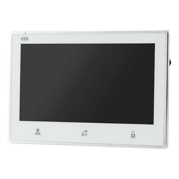 monitor-video-intercom-ctv-m2703-w-v-case-metal-frame-panel-from-glass-touch-control-easy-buttons-detection-movements-white-10-0000542-2