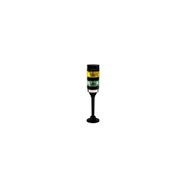 light-signal-column-xson-d-70mm-stand-375mm-constant-sound-colors-yellow-green-24v-dc-ip53-xson-btl70bk-s2afyg-ln24-375-1