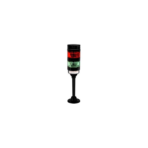 light-signal-column-xson-d-70mm-stand-375mm-constant-sound-colors-red-green-24v-dc-ip53-xson-btl70bk-s2afrg-ln24-375-1
