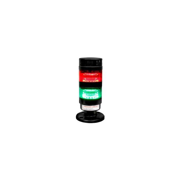 light-signal-column-xson-d-70mm-stand-30mm-constant-sound-colors-red-green-24v-dc-ip53-xson-btl70bk-s2afrg-ln24-30-1