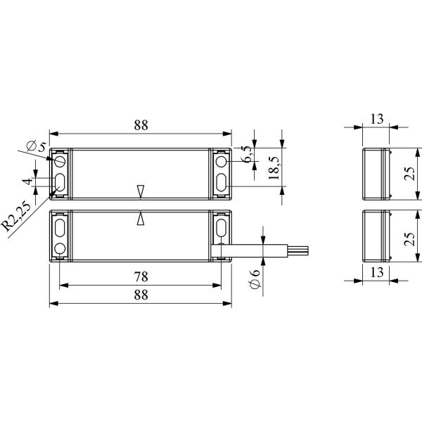 magnetic-sensor-emas-2nz-wire-2m-distance-response-8mm-right-exit-ip68-smb20rc2-b18-2