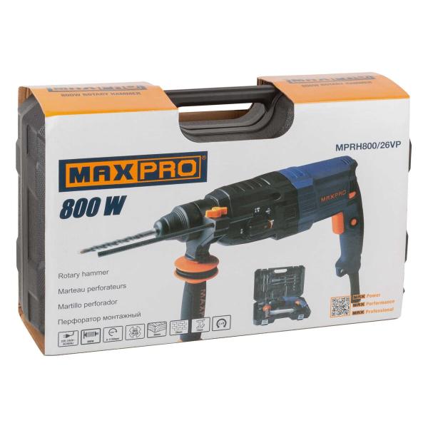 mounting-perforator-max-pro-800w-0-1100rpm-2-8j-3-mode-d-bm-302613-3-4kg-sds-plus-anti-vibration-knob-rubber-inserts-cut-85084-3