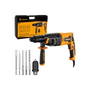 network-perforator-deko-dkh1100w-v-case-set-from-5-drill-plus-sds-additional-chuck-063-4159