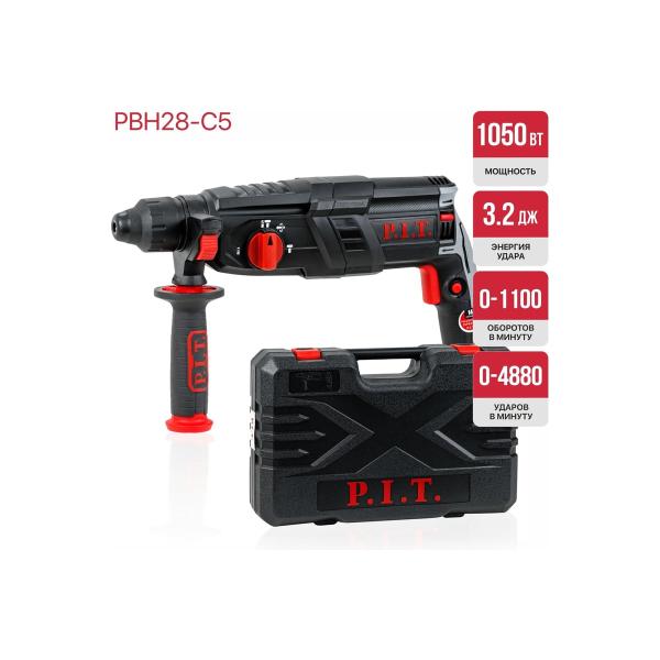 perforator-electric-p-i-t-sds-plus-gorizont-1050w-3-2j-3rezhima-28mm-0-1100-suitcase-pbh28-c5-2