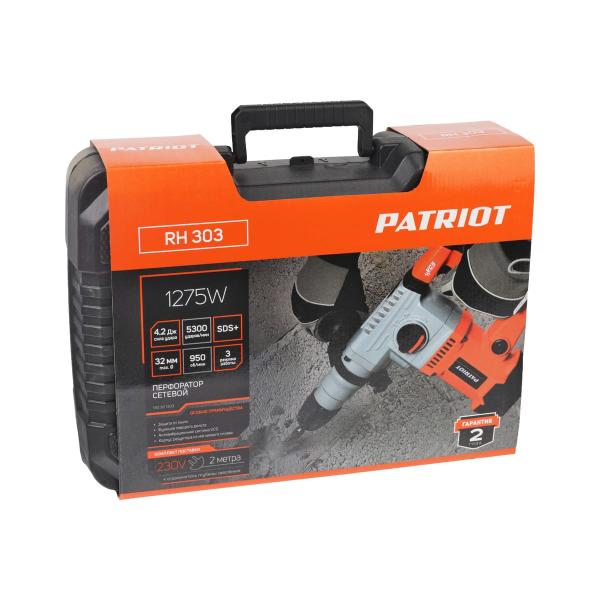 perforator-patriot-rh-303-plus-sds-power-1275w-4.2j-3-mode-operating-max-diameter-26mm-depth-gauge-suitcase-140301303-4