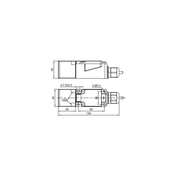inductive-sensor-lanbao-sn40-mm-40-40-140-plastic-not-flush-mount-10...30dc-no-pnp-ip67-clamps-box-07-00041214-le40xzsn40dpoy-d-3