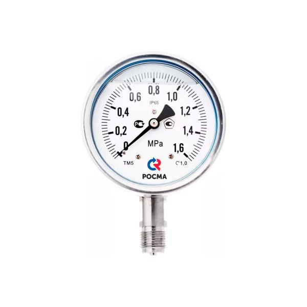 corrosion-resistant-pressure-gauge-rosma-tm-521r.00-0-1.6mpa-dk100-g12-class-accuracy-1.0-d240-00678-1