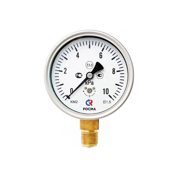 pressure-gauge-rosma-km-22r-radial-0-10kpa-m20kh1.5-1.5-dk100mm-d070-06549-1