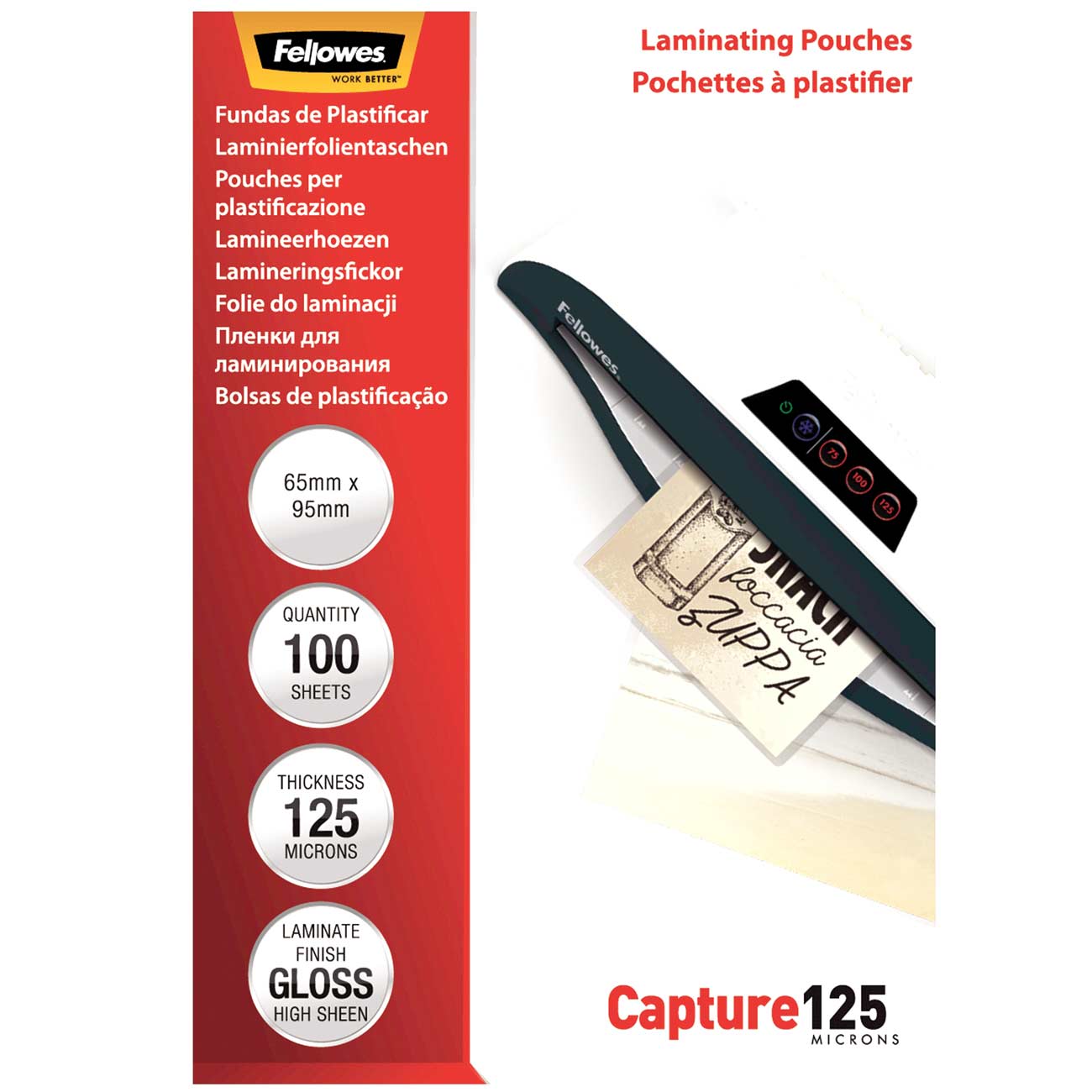laminating-film-fellowes-65mm-95mm-125microns-100pcs