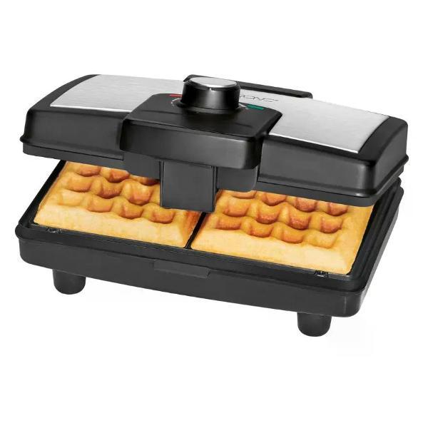 waffle-iron-clatronic-wa-3606-schwarz-stainless-stal