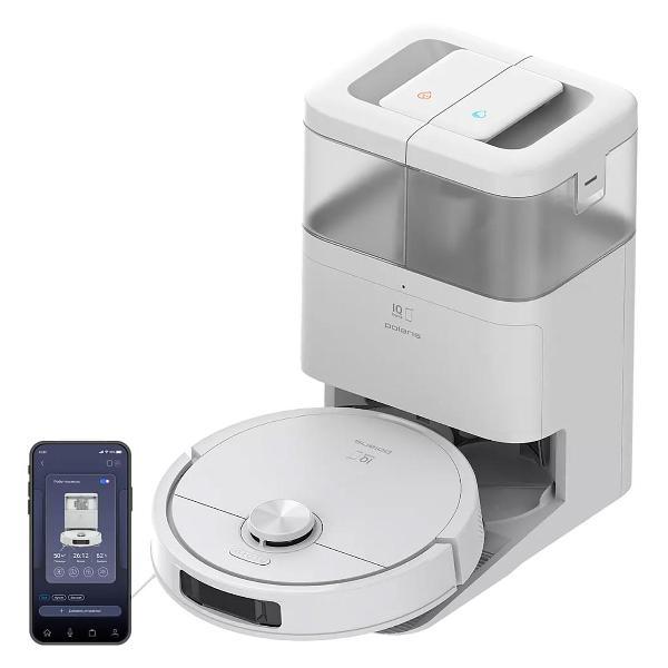 robot-vacuum-cleaner-polaris-pvcrac-7290-wifi-iq-home-white