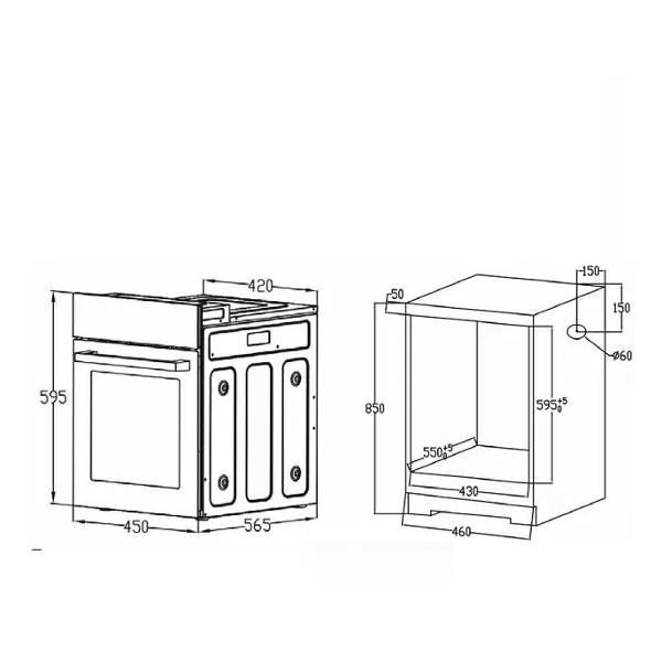 electric-oven-evelux-eo-420-pw