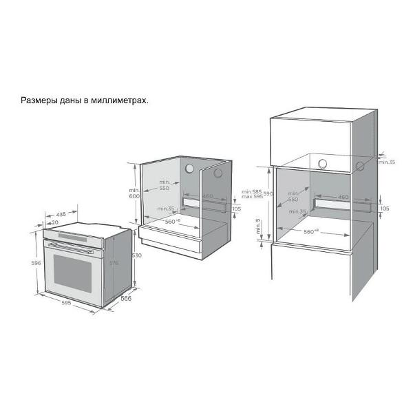 electric-oven-korting-okb-1310-gscw