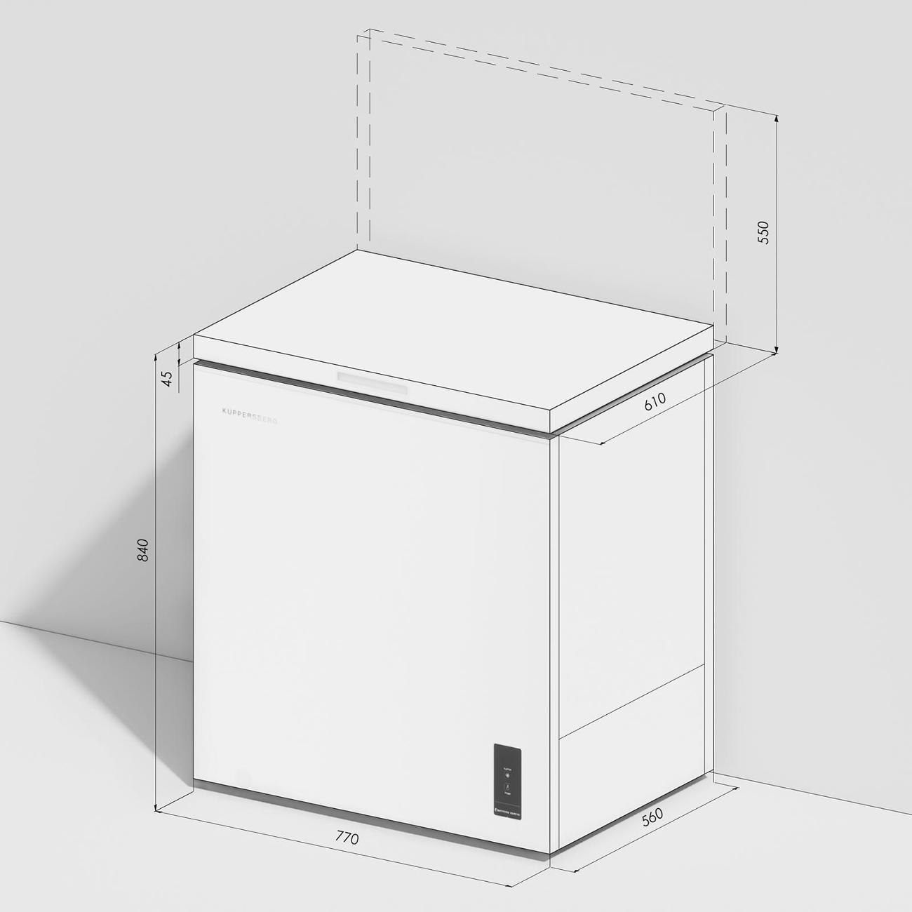 freezer-kuppersberg-flcf-200w-7