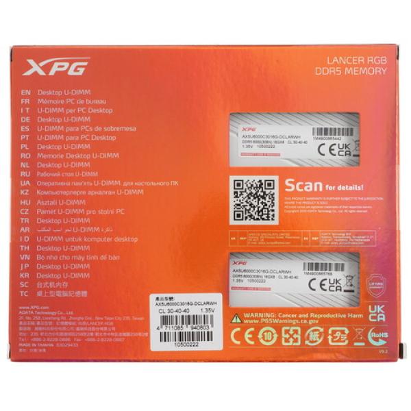 ram-adata-xpg-lancer-rgb-ax5u6000c3016g-dclarwh-32gb-4