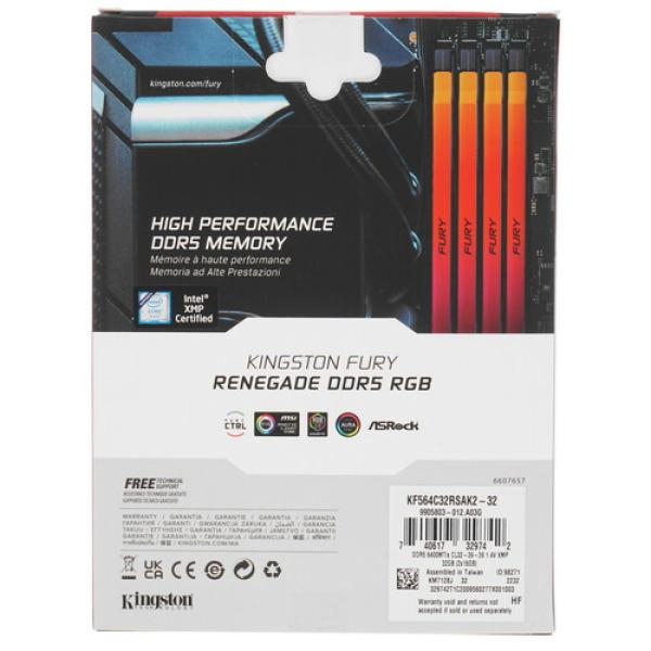 ram-kingston-fury-renegade-silver-rgb-kf-564-c-32-rsak-2-32-32gb-5