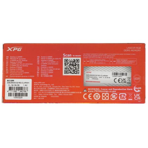 ram-adata-xpg-lancer-rgb-ax5u6400c3216g-clarwh-16gb-4
