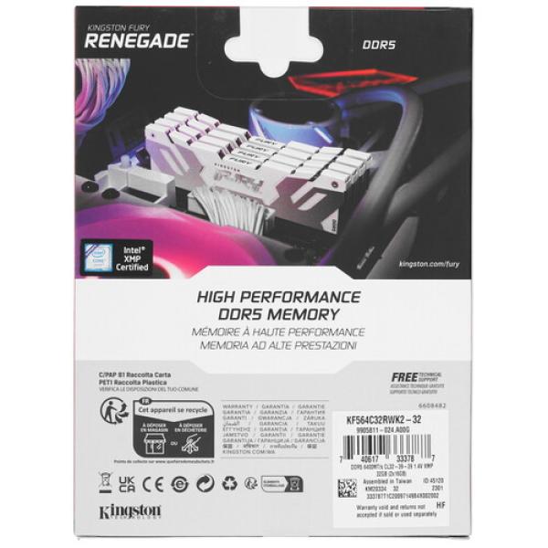 ram-kingston-fury-renegade-white-kf-564-c-32-rwk-2-32-32gb-4