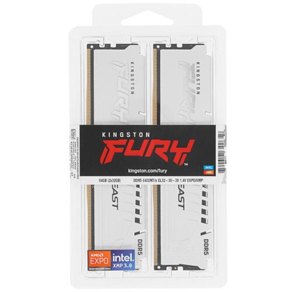 ram-kingston-fury-beast-white-kf-564-c-32-bwek-2-64-64gb-3