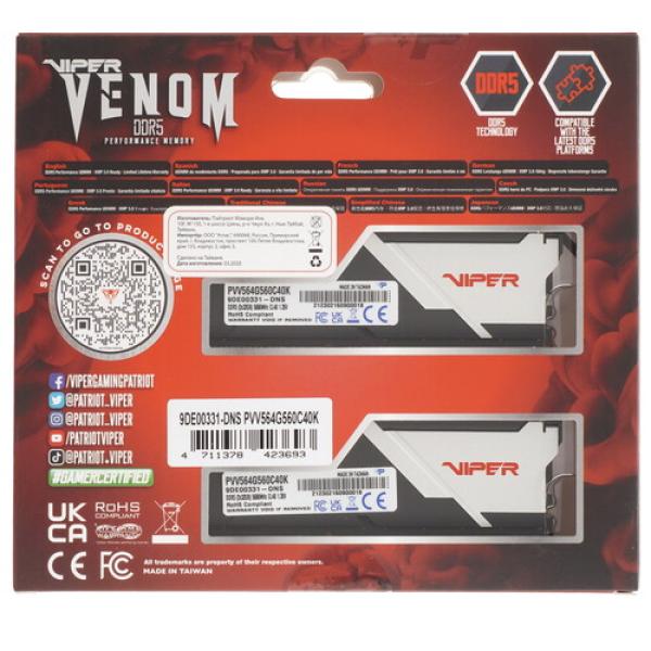 ram-patriot-viper-venom-pvv564g560c40k-64gb-5