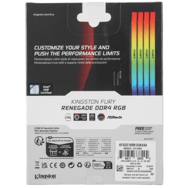 ram-kingston-fury-renegade-rgb-kf-432-c-16-rb-12-ak-4-64-64gb-4