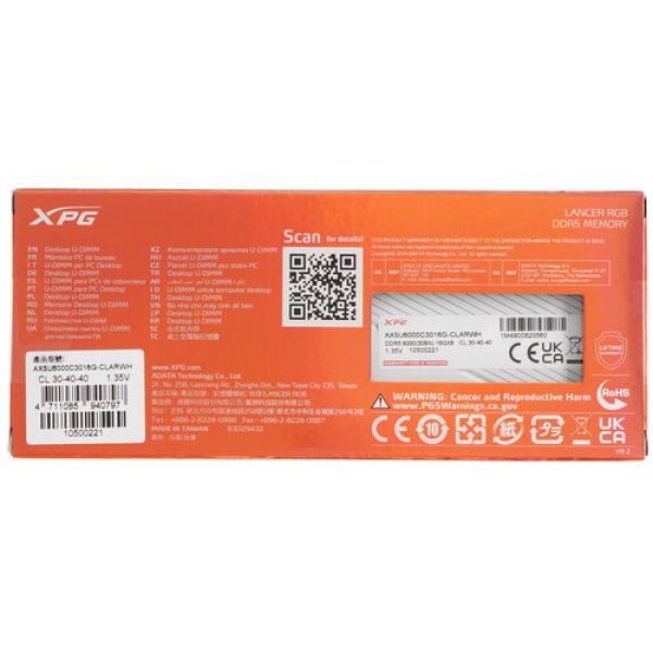 ram-adata-xpg-lancer-rgb-ax5u6000c3016g-clarwh-16gb-4