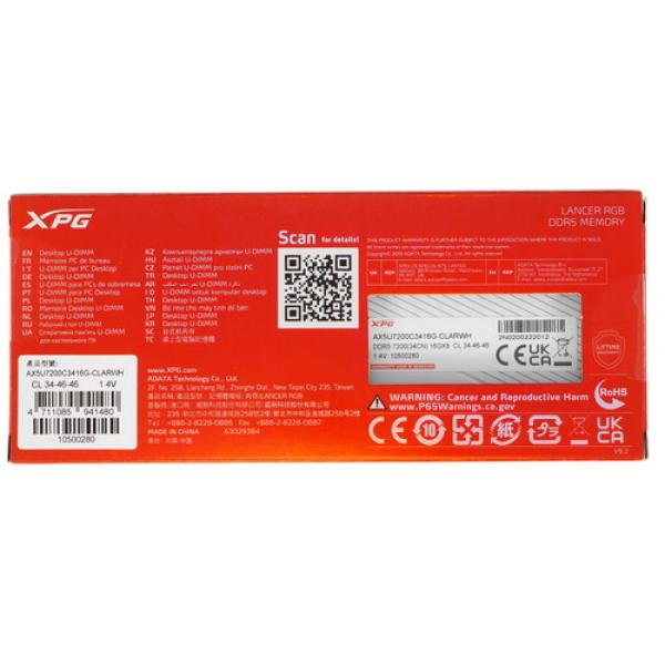 ram-adata-xpg-lancer-rgb-ax5u7200c3416g-clarwh-16gb-4