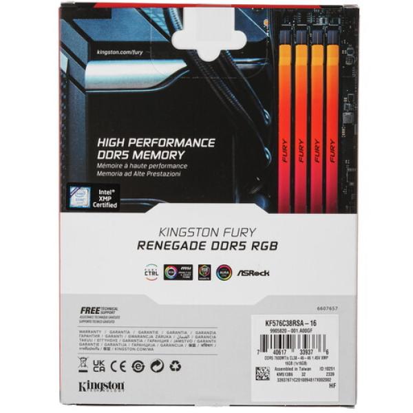 ram-kingston-fury-renegade-silver-rgb-kf-576-c-38-rsa-16-16gb-5