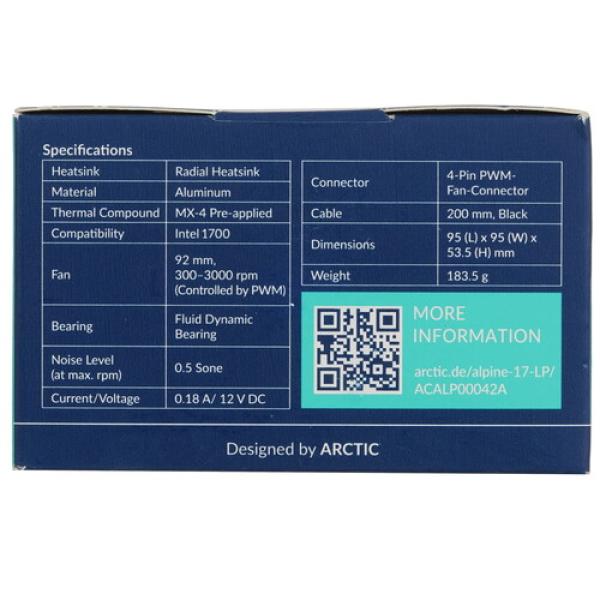 cooler-for-processor-arcticcooling-alpine-17-lp-acalp00042a-black-5
