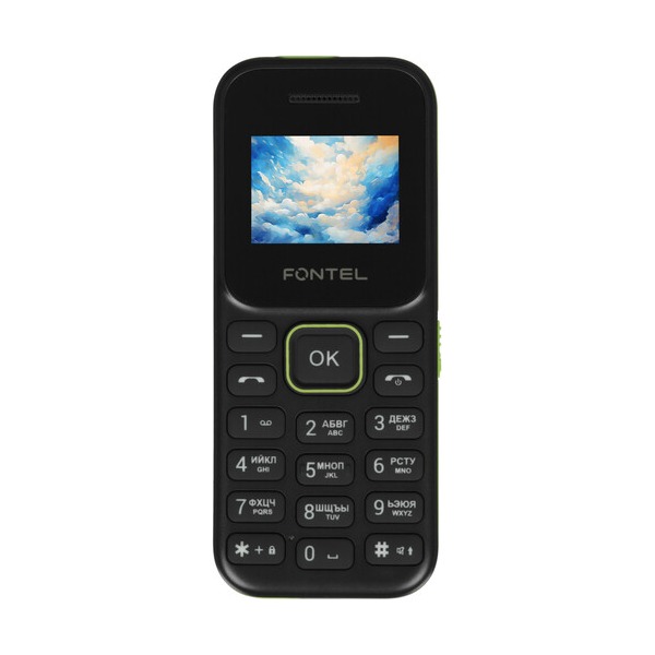 mobile-telephone-fontel-fp-100-black-green-1