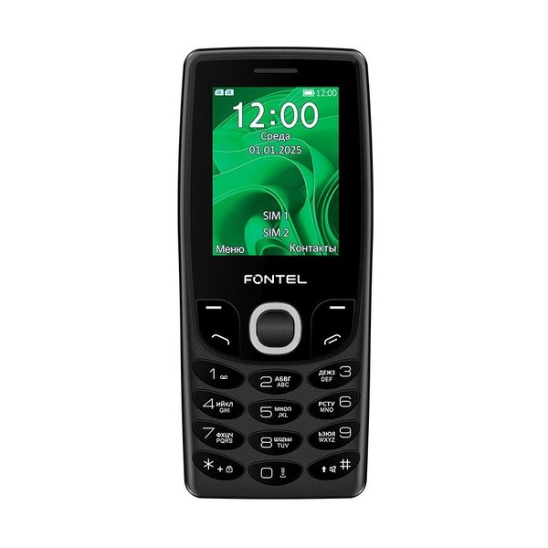 mobile-telephone-fontel-fp-250-black-green-1