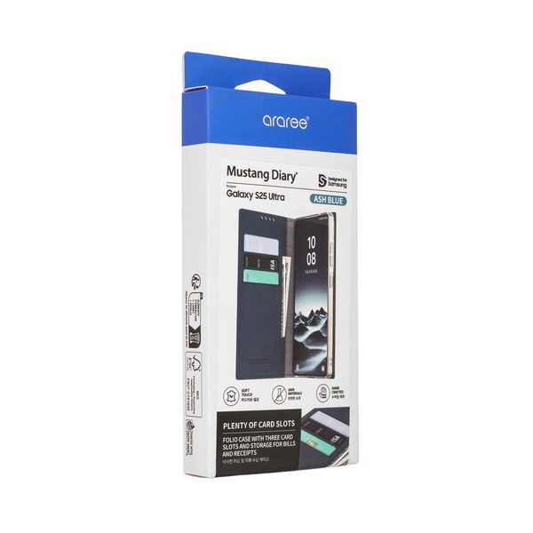 flipflopcase-araree-mustang-diary-samsung-galaxy-s-25-ultra-blue-5