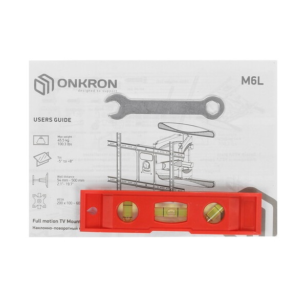 bracket-tv-onkron-m-6-l-black-5