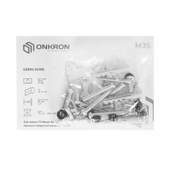 bracket-tv-onkron-m-3-s-black-4