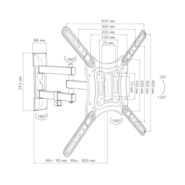 bracket-tv-harper-tvfw-55-black-5