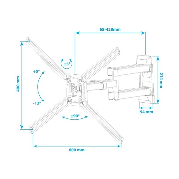 bracket-tv-kromax-corbel-12-grey-2