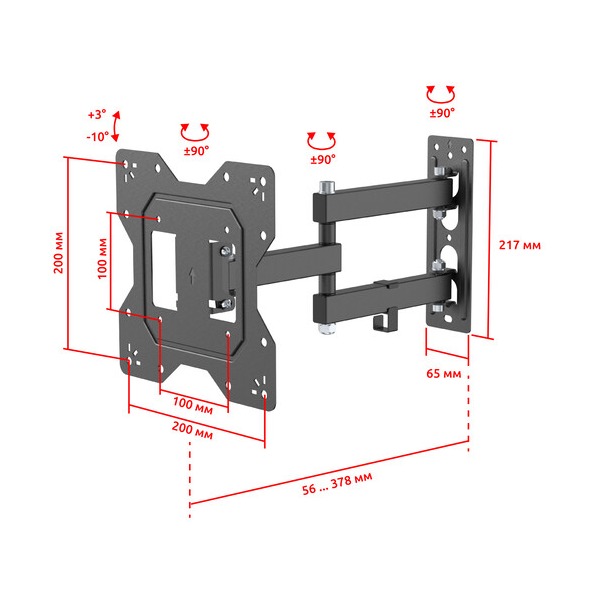 bracket-tv-uniteki-snm-1674-bn-black-2