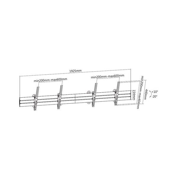 bracket-videowall-dexp-mb-55-t-2-silver-2